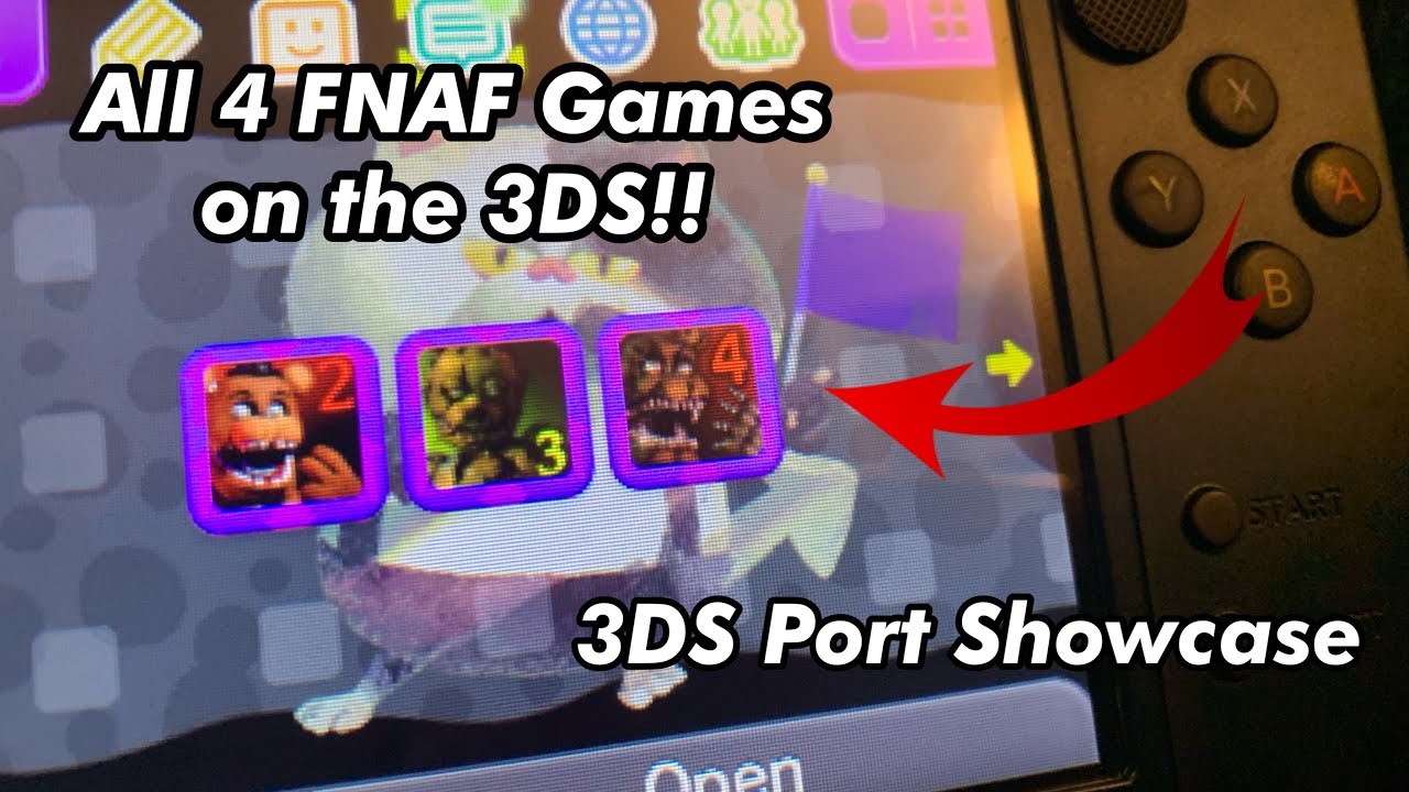 We Played ALL FOUR FNAF GAMES ON THE 3DS!! Are They Any Good??