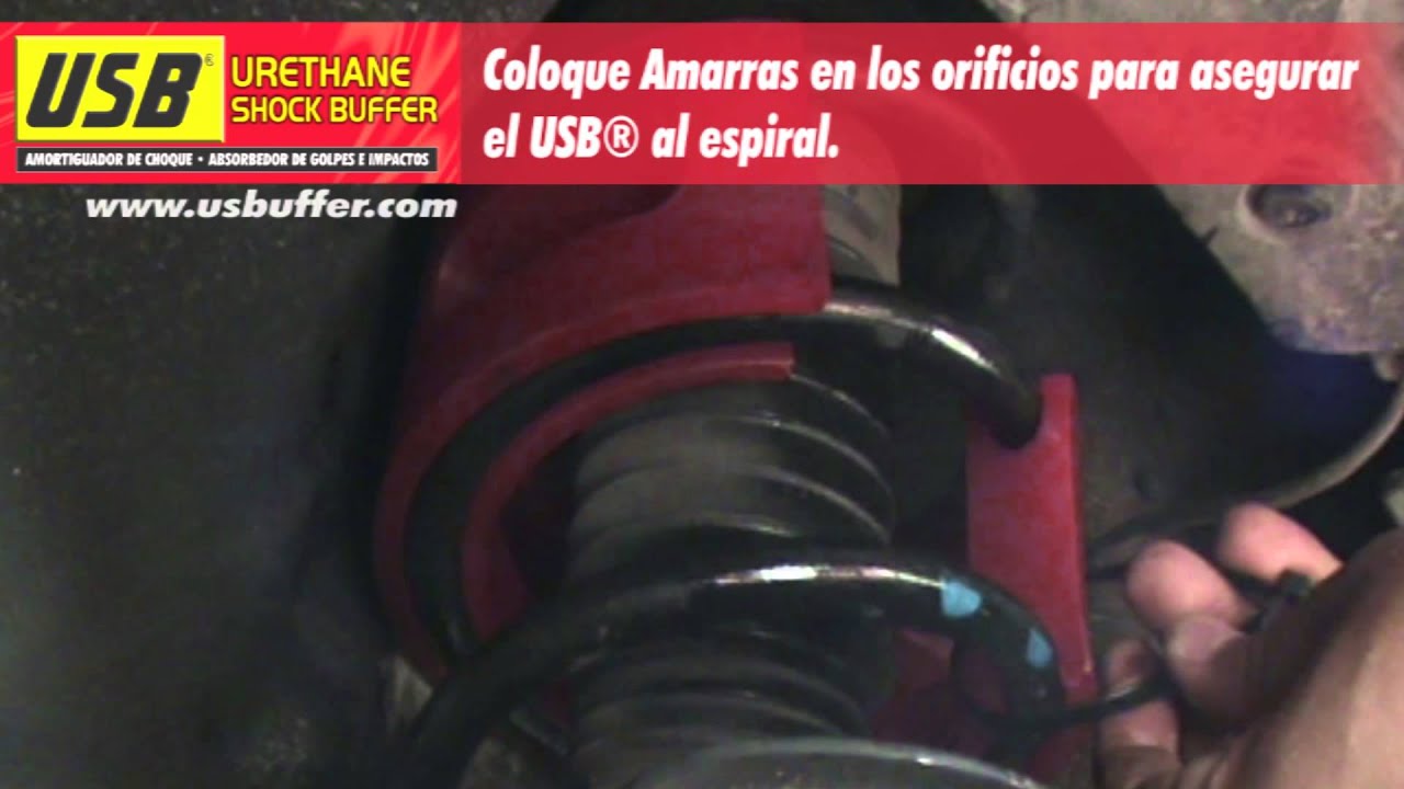 USB ® Urethane Shock Buffer - Modo de Instalacion