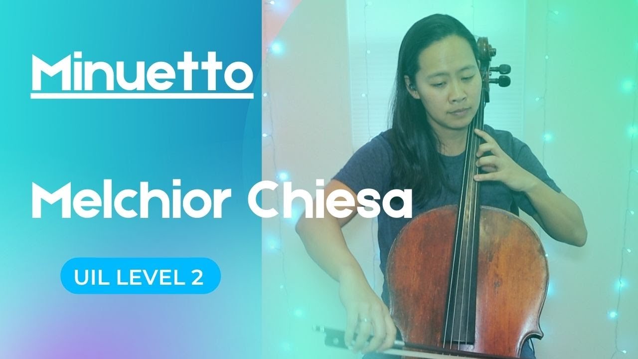 Minuetto by Melchior Chiesa | UIL Level 2 | Cellomoji Cover