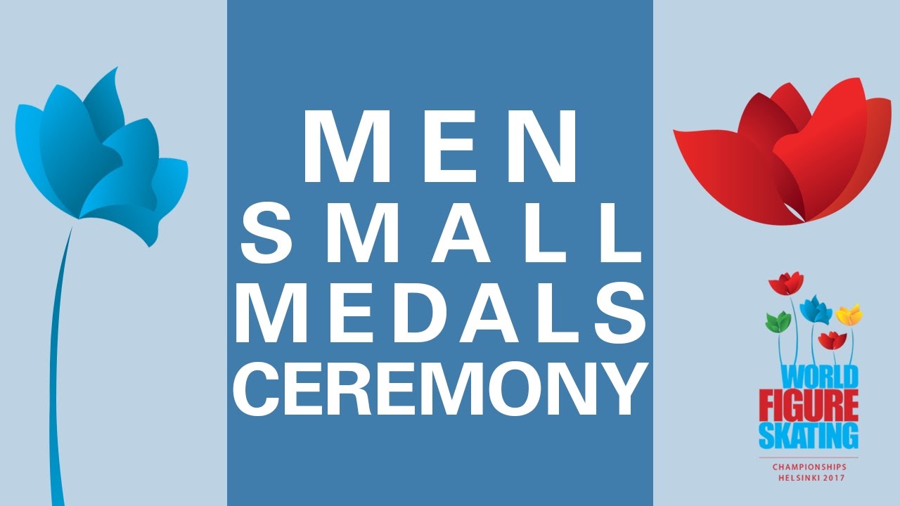 Men Free Skating Small Medals Ceremony - Helsinki 2017