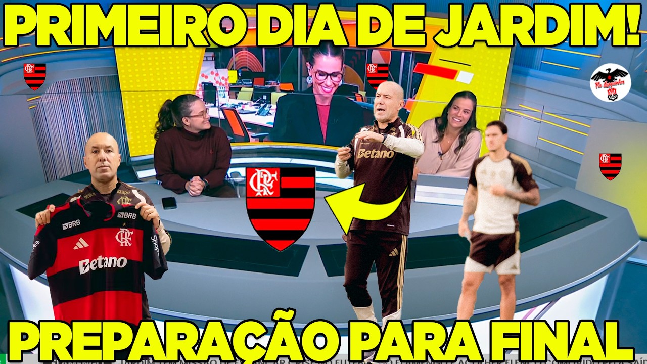 PRIMEIRO TREINO DE LEONARDO JARDIM NO FLAMENGO! TREINADOR BEM RECEBIDO NO MENGÃO! FINAL FLA X FLU