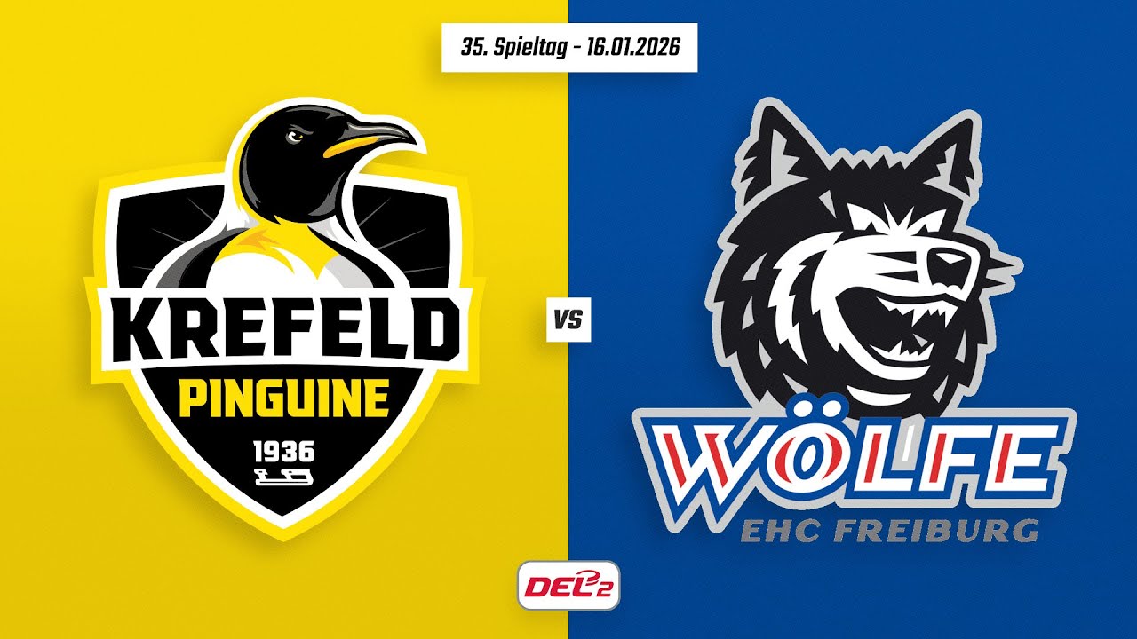 35. Spieltag DEL2 | Krefeld Pinguine vs. EHC Freiburg | Game Highlights