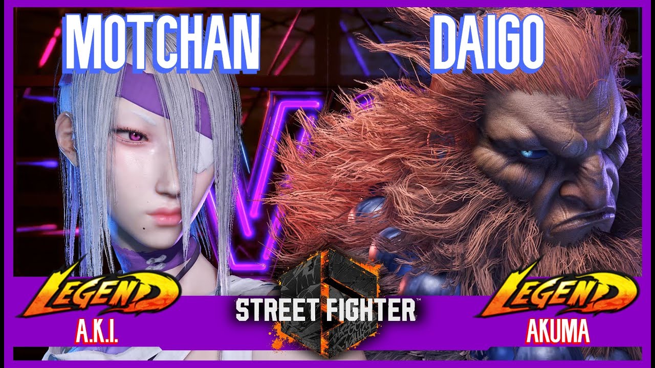SF6 Match ♦ MOTCHAN (A.K.I.) 🆚 DAIGO (Akuma) ♦ High level matches