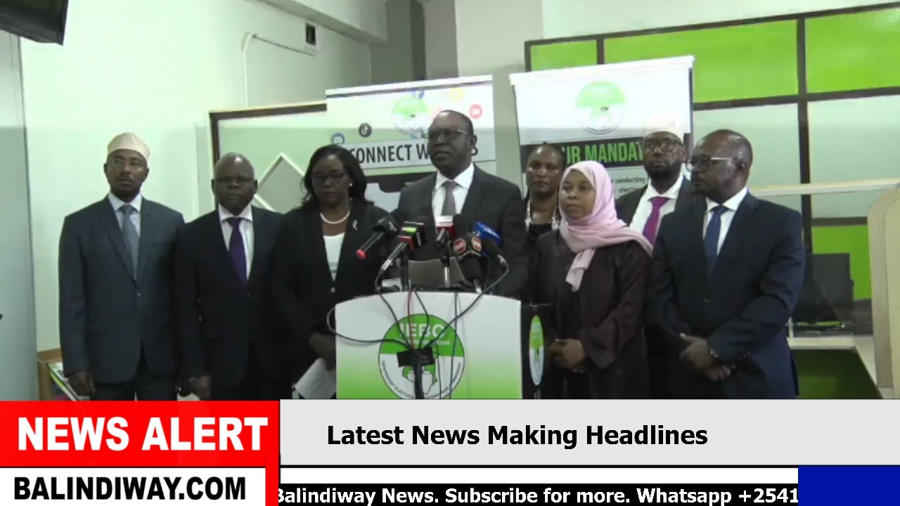 Finally IEBC address the Nation after Gachagua was abducted in Othaya!