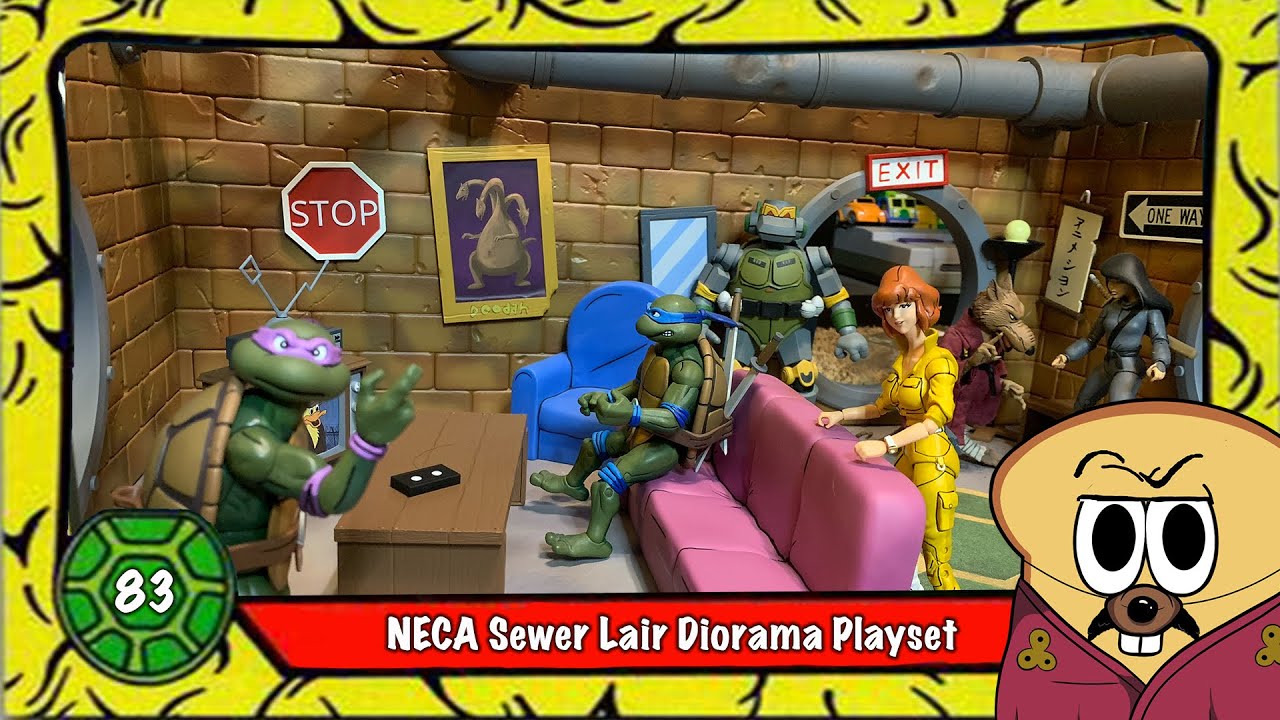 NECA - Sewer Lair Diorama Playset!