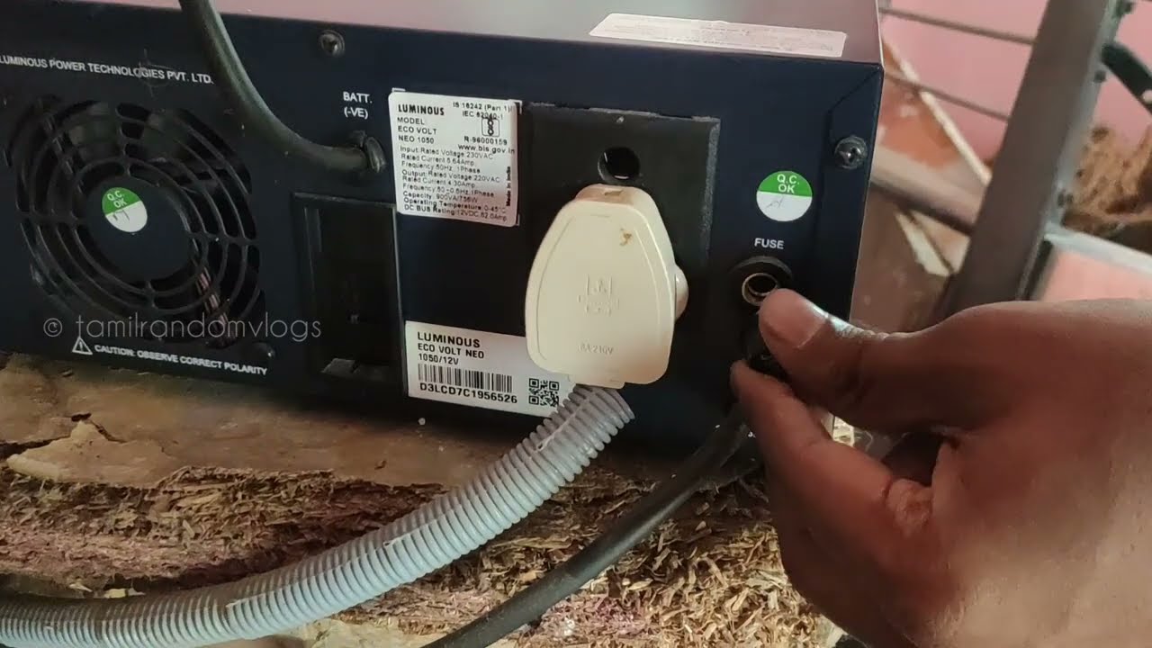 Overload Problem in #luminous Inverter | fuse change explained in Tamil |No Mains No Charging #tamil