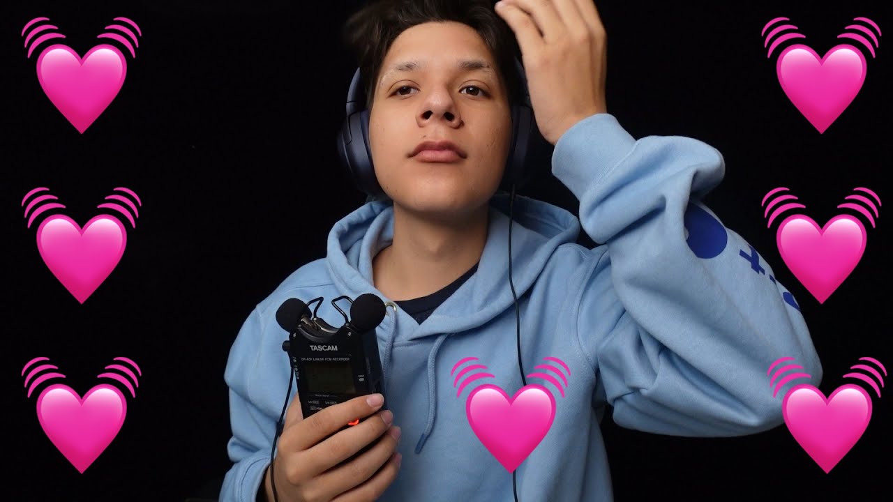 ASMR Heartbeat | 1 Hour | Up Close Ear to Ear Whispering | Visual Attention + Mouth Sounds