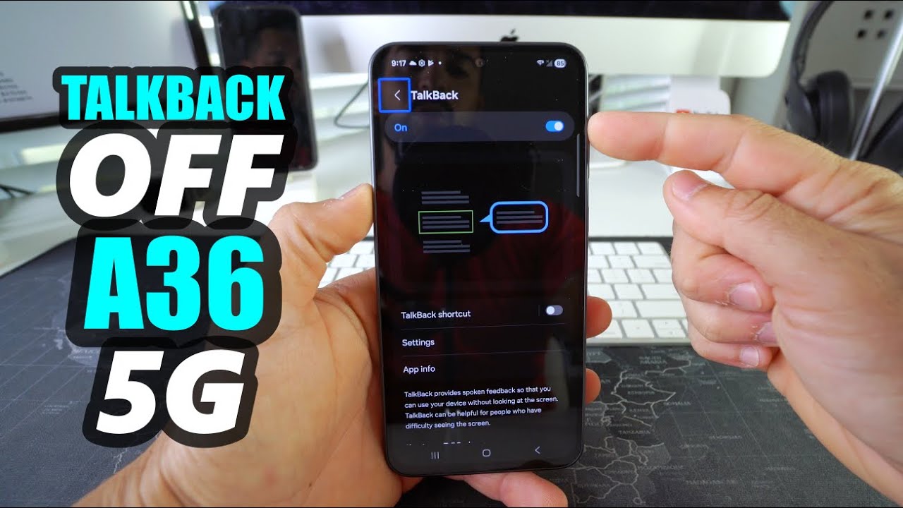 Как отключить TalkBack на Samsung Galaxy A36 5G
