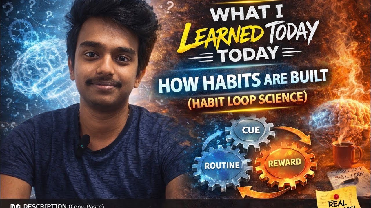 Day 7 – How Habits Are Built (Habit Loop Science) | What I Learned Today