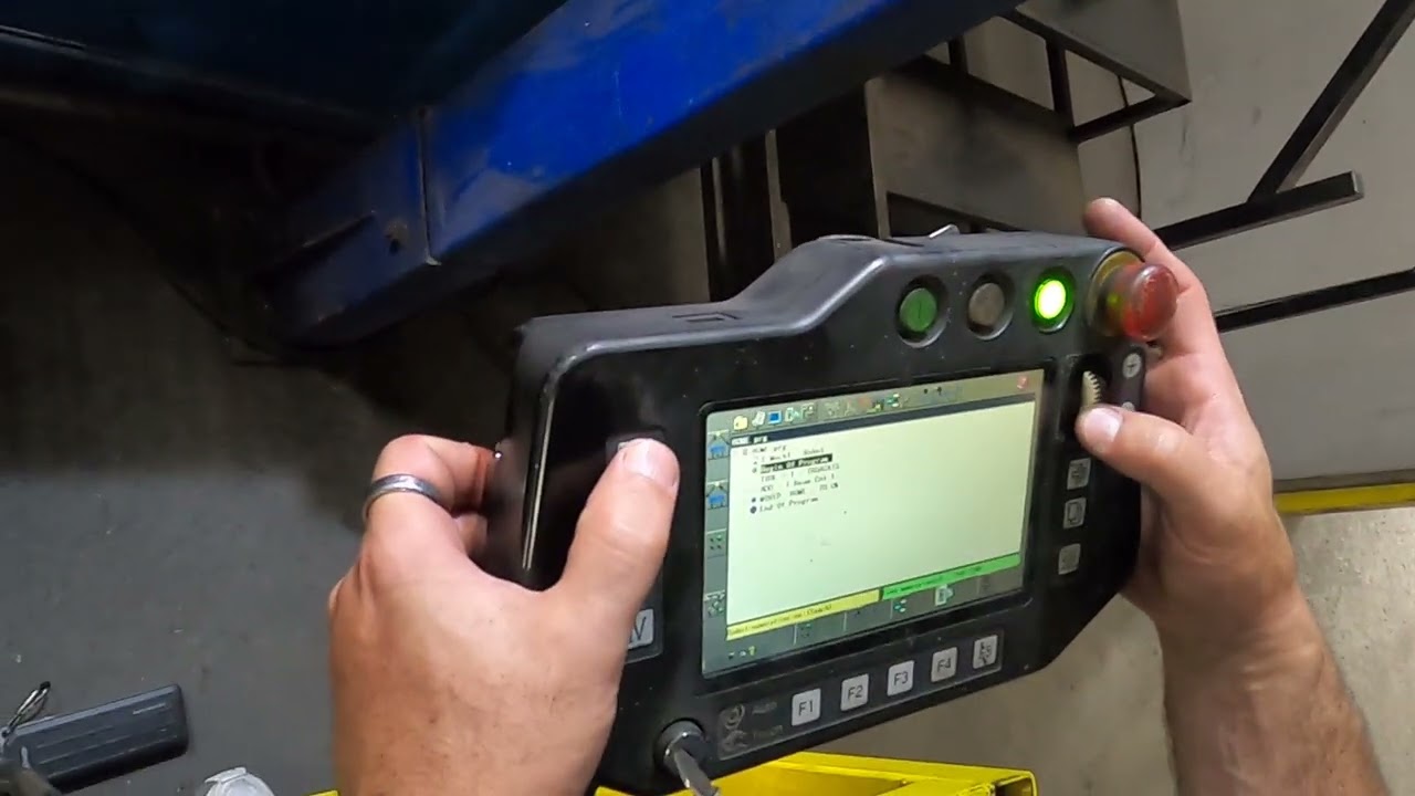 Home position Panasonic welding robot