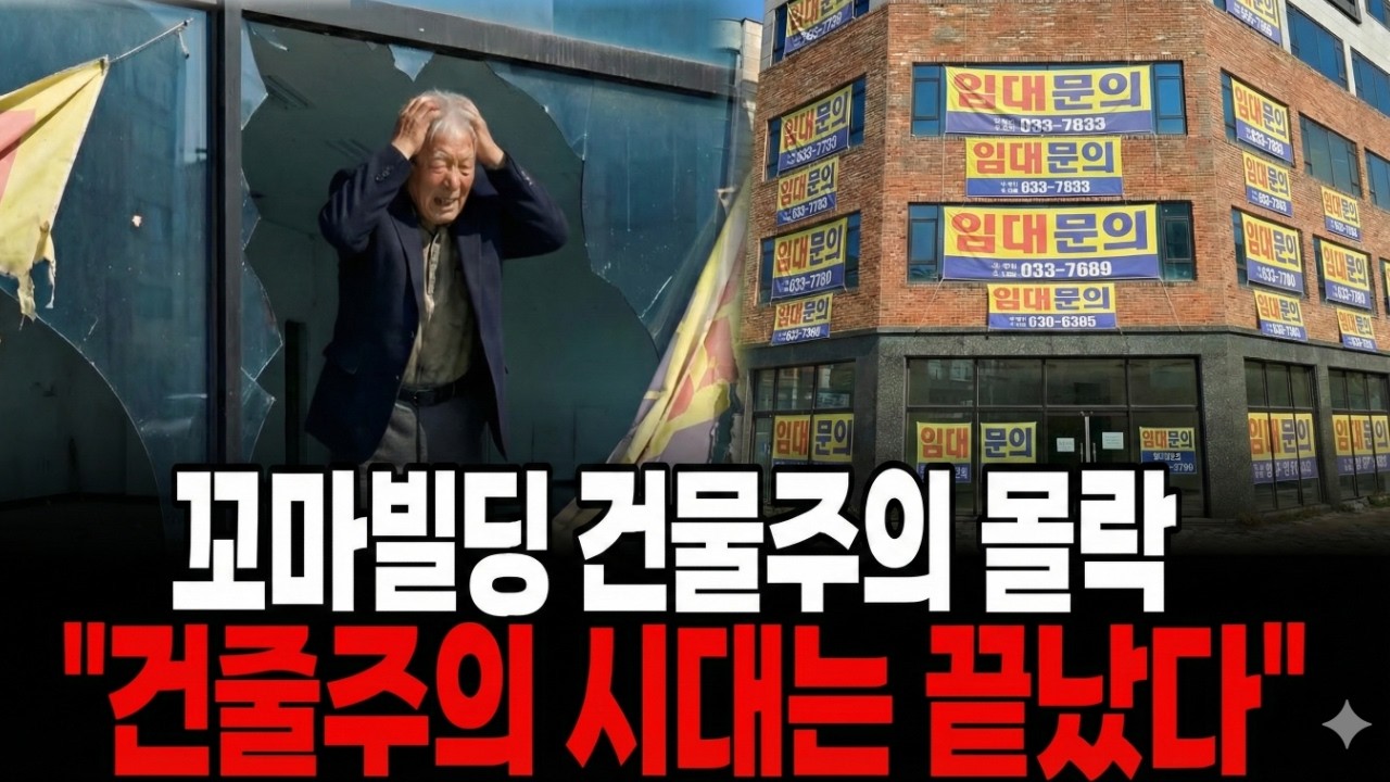 이제는 건물주의 시대가 끝났다. 대출못갚아 파산위기 강남 건물주의 몰락