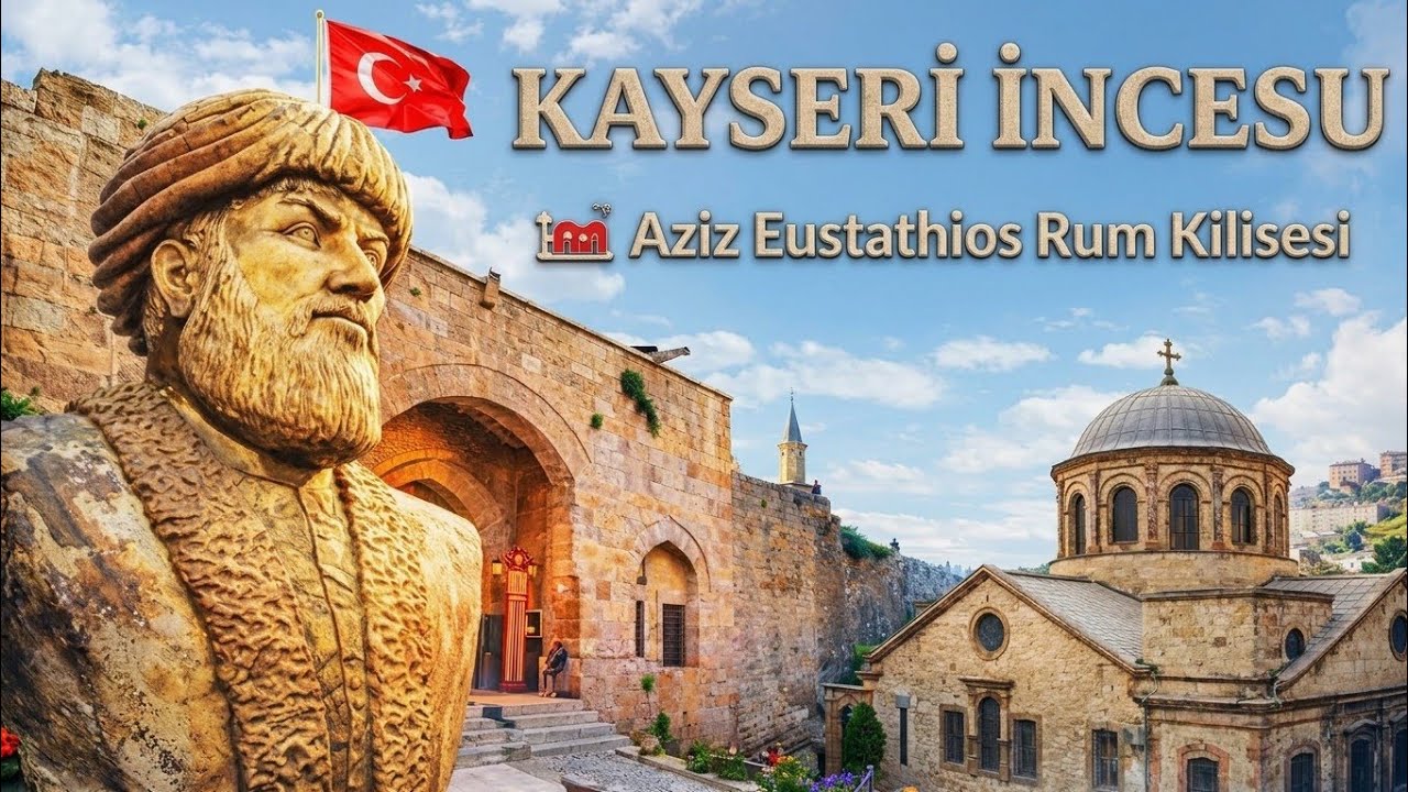 AZİZ EUSTATHİOS RUM KİLİSESİ / İNCESU MERZİFONLU KARA MUSTAFA PAŞA KÜLLİYESİ✔️ #kayseri 