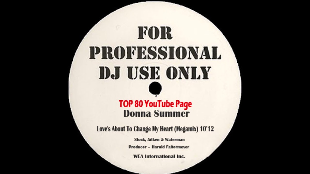 Donna Summer - Love's About To Change My Heart (Megamix)