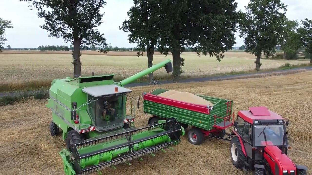 TopLiner w pszenicy! ||Deutz-Fahr TopLiner 4065 Hts|| Zetor 5340||