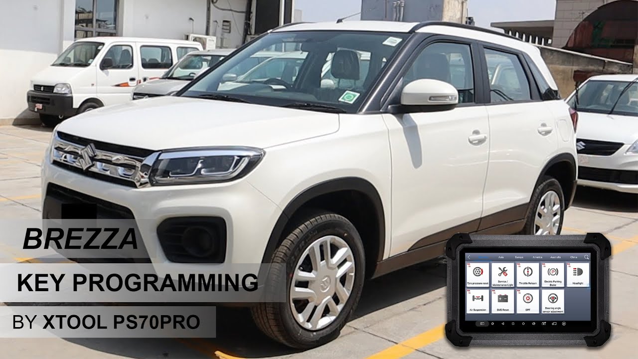 BREZZA  2018 MODEL KEY PROGRAMMING XTOOL PS70PRO