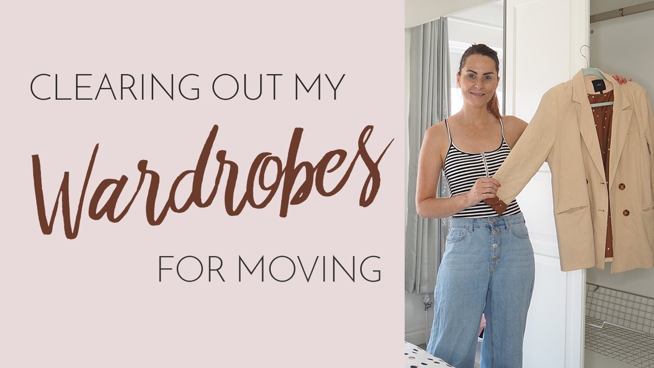 CLEARING OUT MY WARDROBES FOR MOVING HOME | Capsule wardrobe - Bang On Style