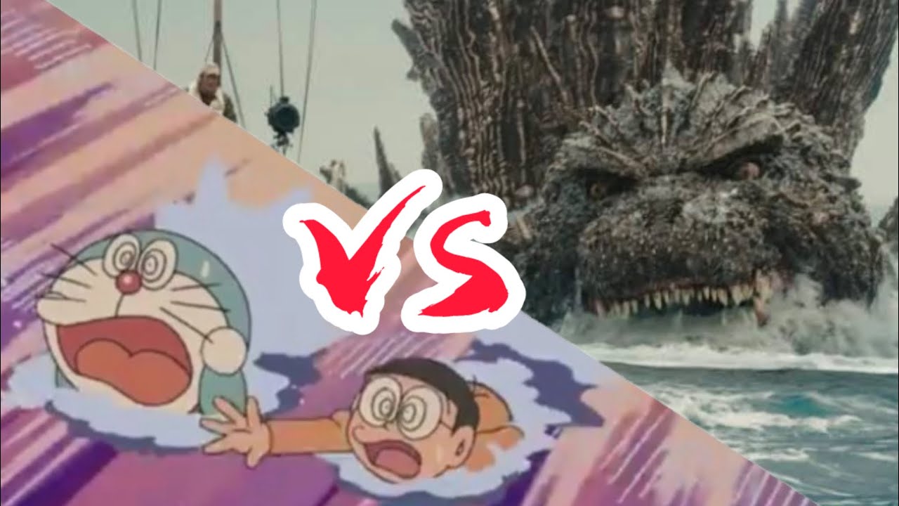 ゴジラVSのび太&ドラえもんGodzilla VS  Nobita & doraemon PART２【ゴジラ－1.0】【ドラえもん】