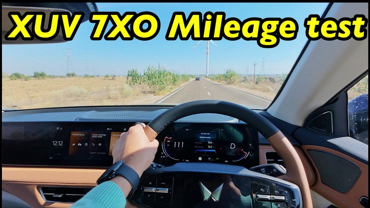 Mahindra XUV 7XO Mileage Test 900kms Non Stop 😎 ⁨@Aayushssm⁩