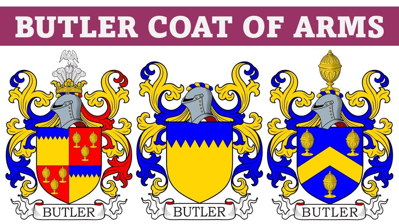 Butler Coat of Arms & Family Crest - Symbols, Bearers, History