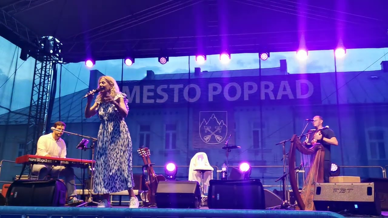 Lenka Filipová - spieva pieseň Hany Hegerovej, Poprad, 12.7.2024