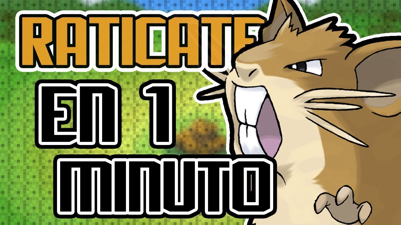 RATICATE EN 1 MINUTO!!