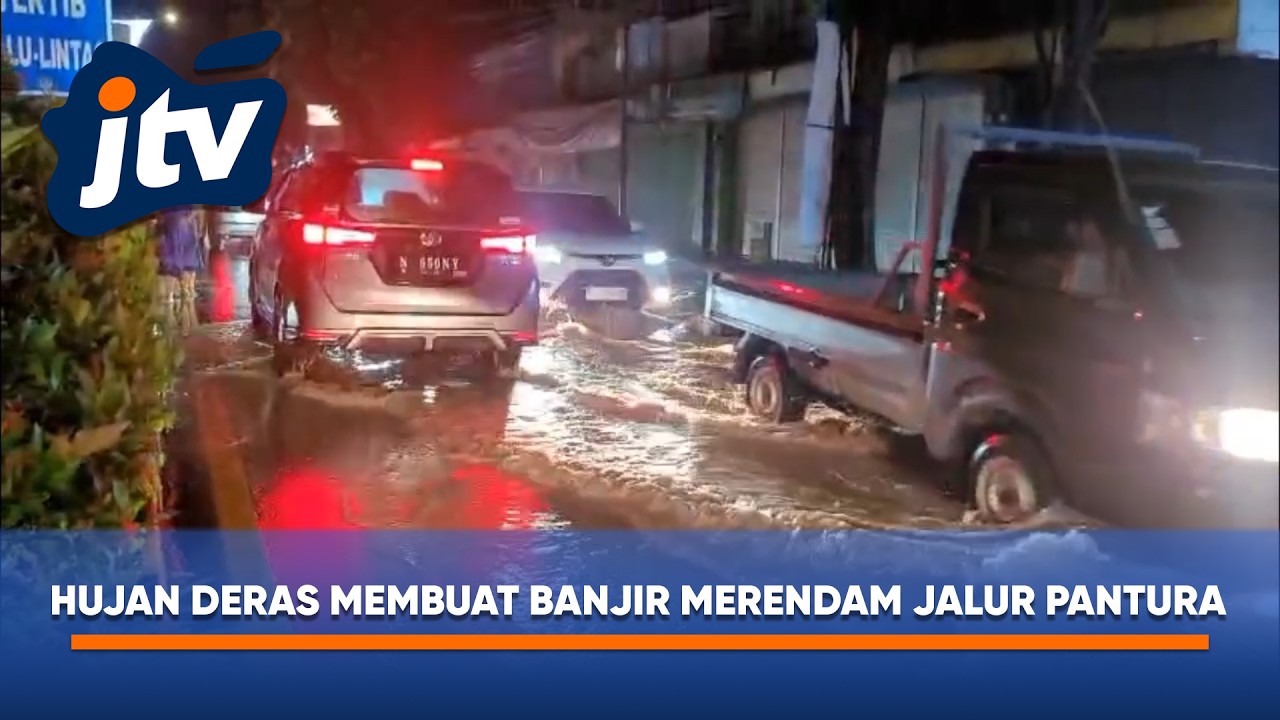 BANJIR RENDAM JALUR PANTURA KRAKSAAN
