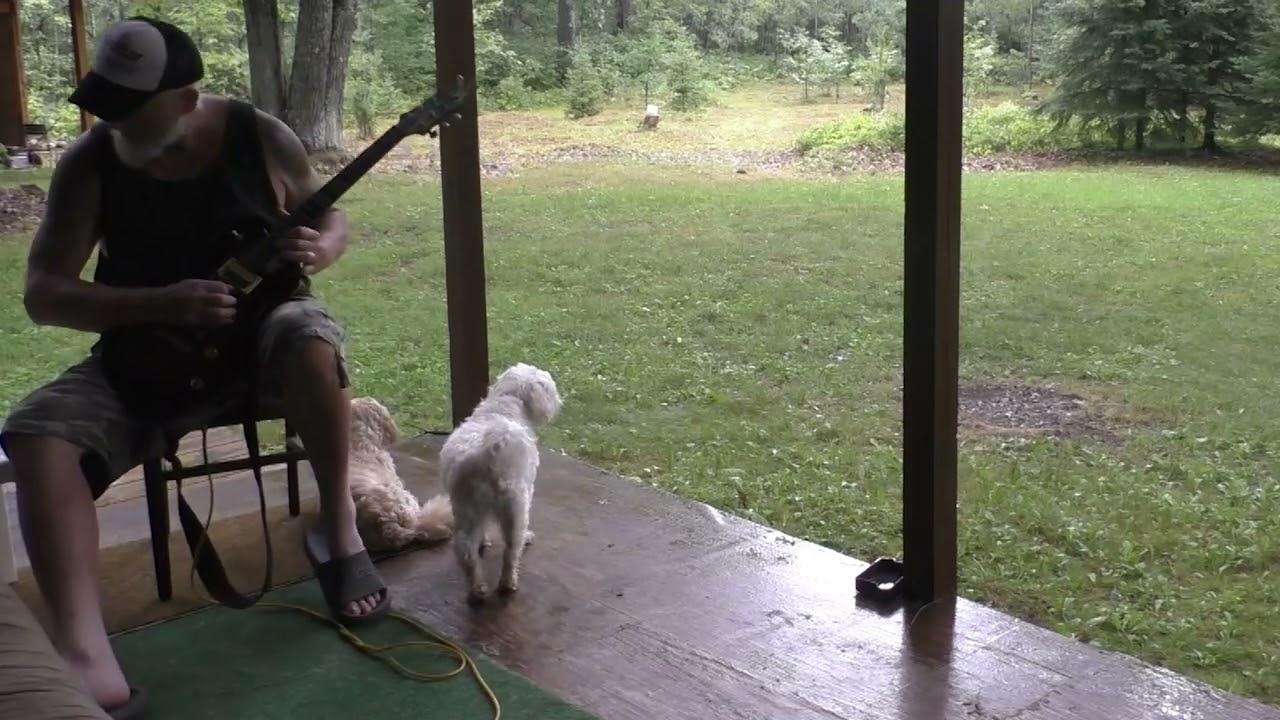 Grandpa Andy Guitar Jam, with cool Backing Track by Guitar Peter
