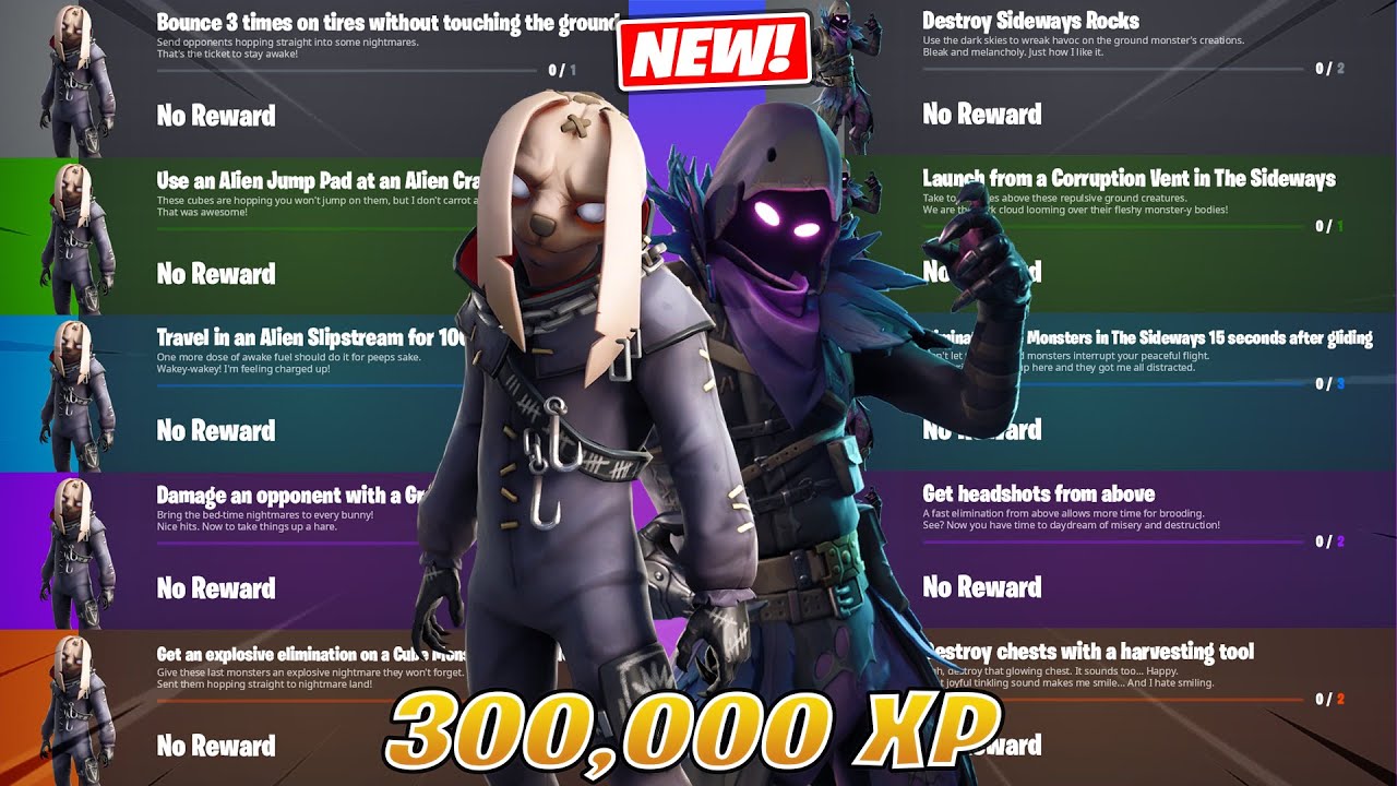 *NEW* Raven & Nitehare Punchcard Quests Full Guide! Fortnite Season 8