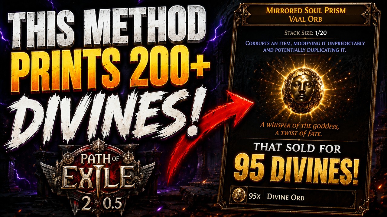 Poe 2: The Most Broken Divine Orb Farm in Update 0.5!