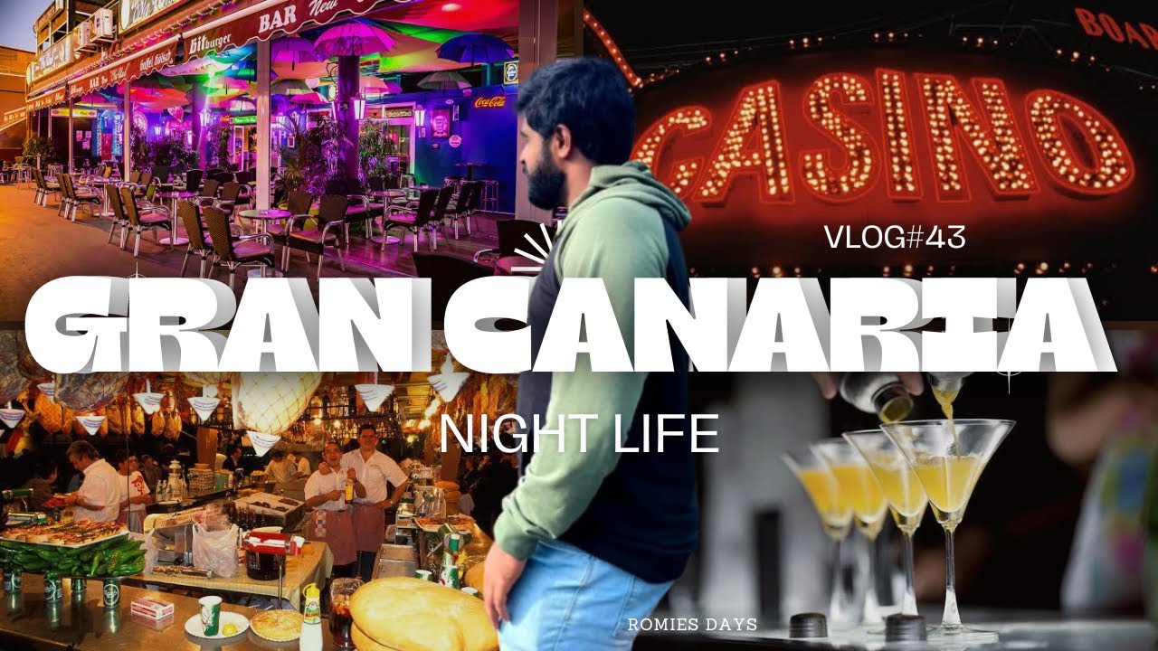 SPAIN | 🌃🎆Nightlife Secrets | GRAN CANARIA #romyrajan #laspalmas #travel #nightlife