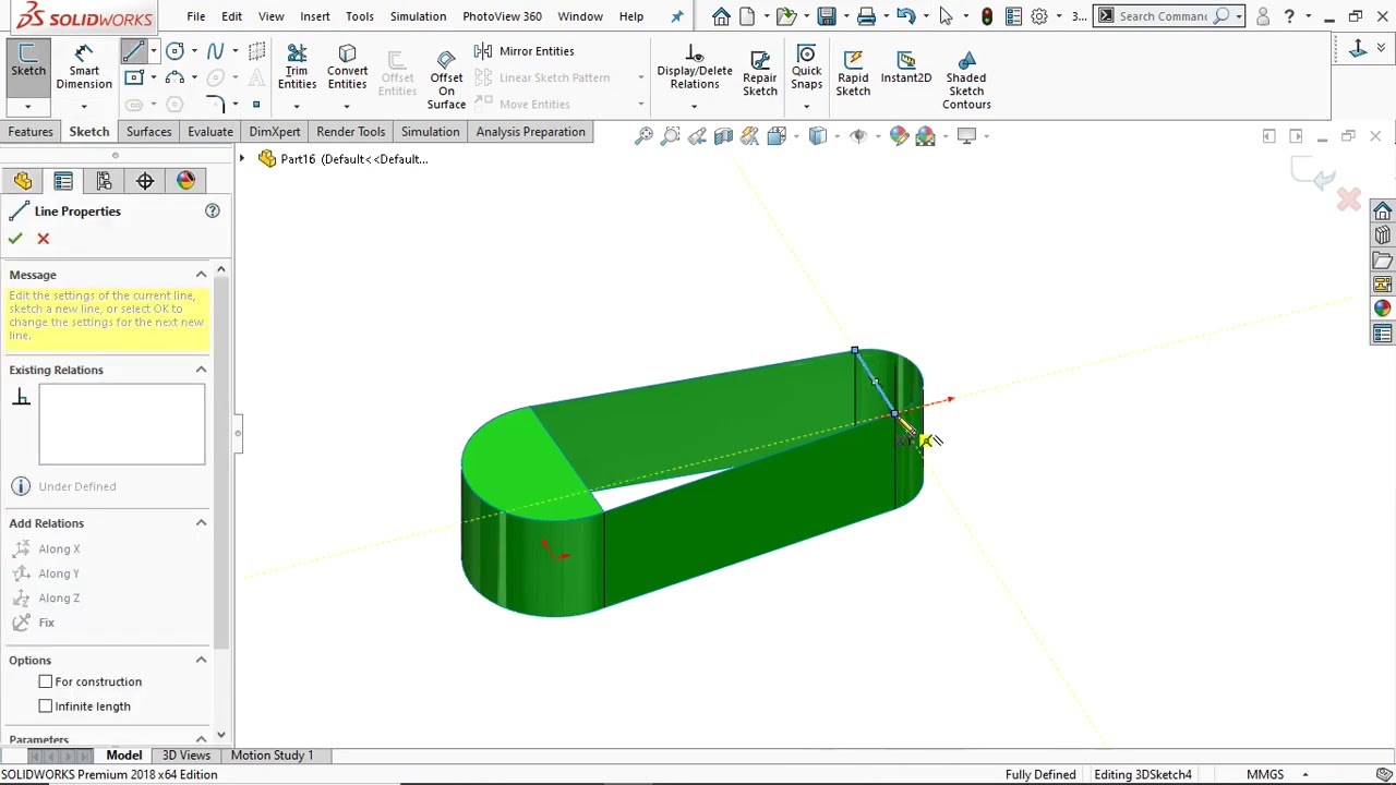 Solidworks Surface Tutorial 6: Filled Surface