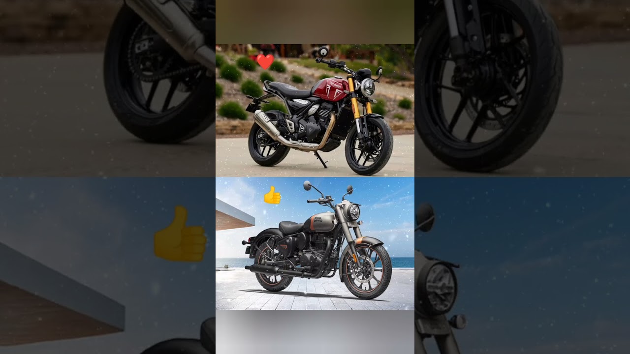 Triumph Speed 400 vs Royal Enfield classic 350 💥 #shorts #triumph #royalenfield #bike #rider