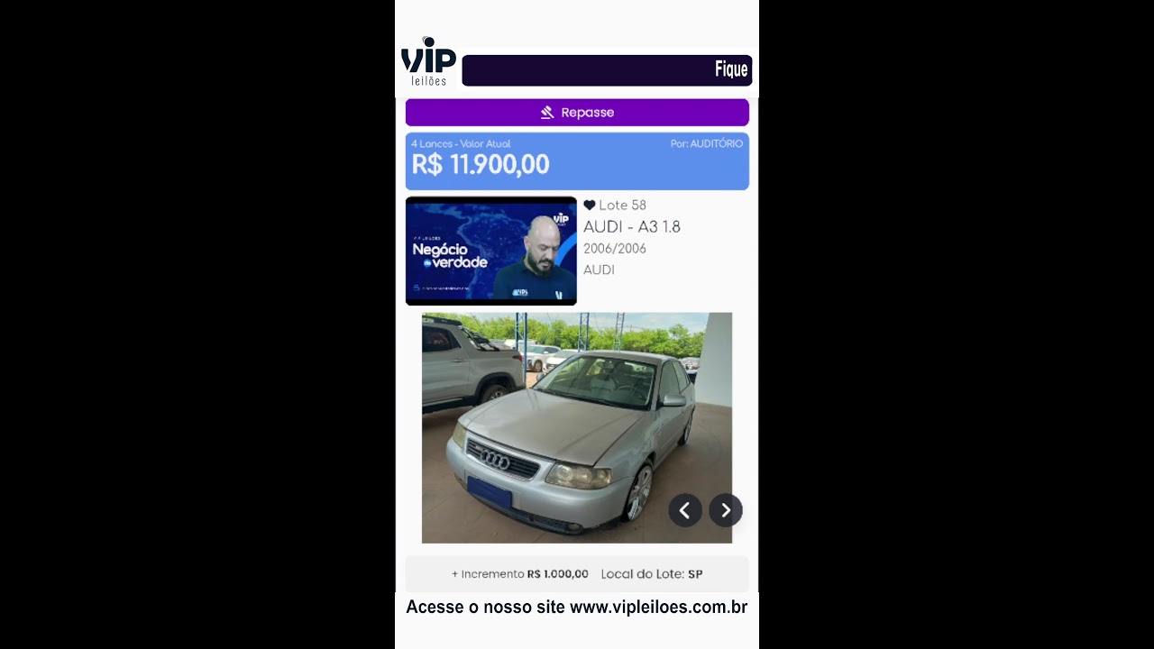 Vip Leil&otilde;es convidou voc&ecirc;