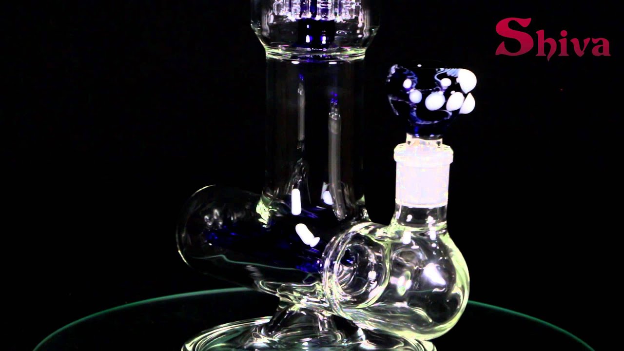 Basil Bush 46cm Inline Diffuser Percolator Bong : Shiva Online