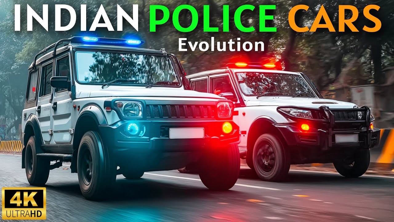 Evolution of Indian Police Cars (1928 - 2025) | Stunning Ai Evolution (4K)