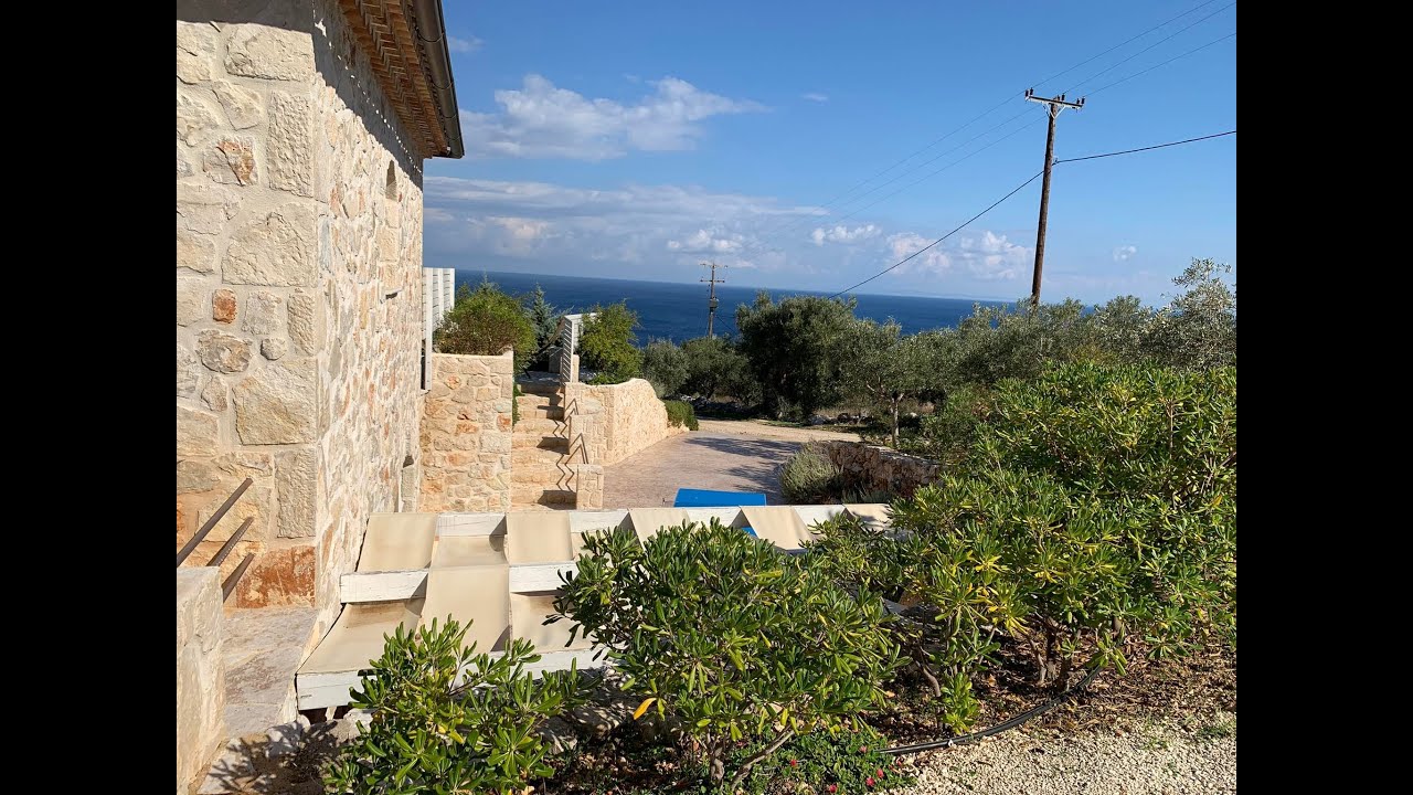 Striking stone villa above the Blue Caves BCV2