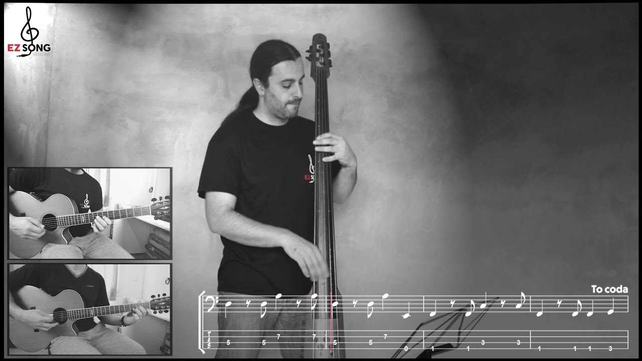 True Detective Theme - Far from Any Road [EUB / Upright Bass Cover with score & TAB]