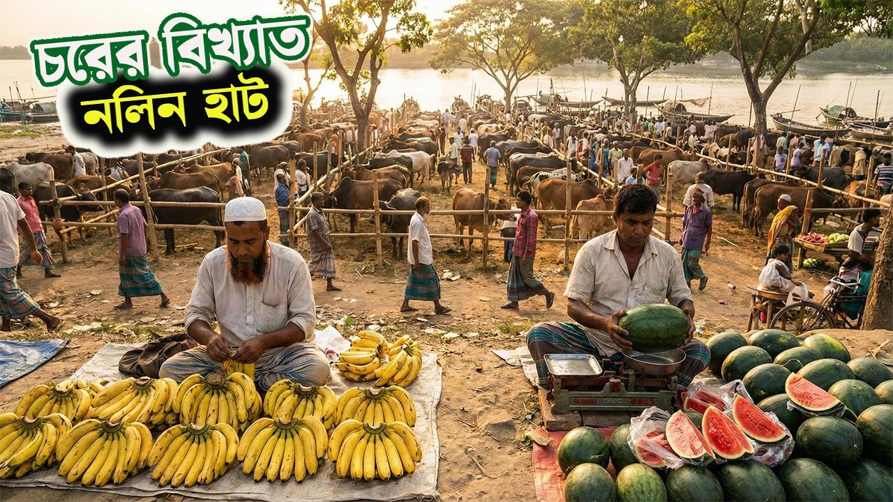 ভূঞাপুর উপজেলার গ্রাম অঞ্চলের ঐতিহ্যবাহী নলিন হাট।