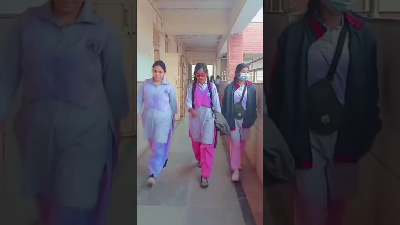 swag walk #j&k school #dilshad garden #shorts #schoolfun