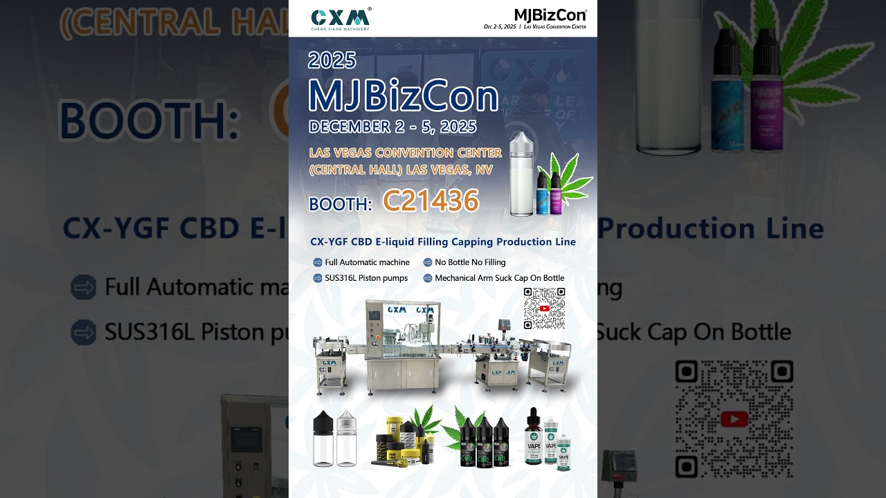 Live from Las Vegas | CXM Machinery Showcasing Vape & Packaging Machines  