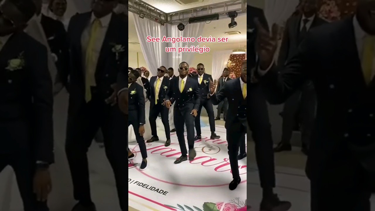 These Angolan 🇦🇴 groomsmen came through with the vibes at this wedding 👌🏾