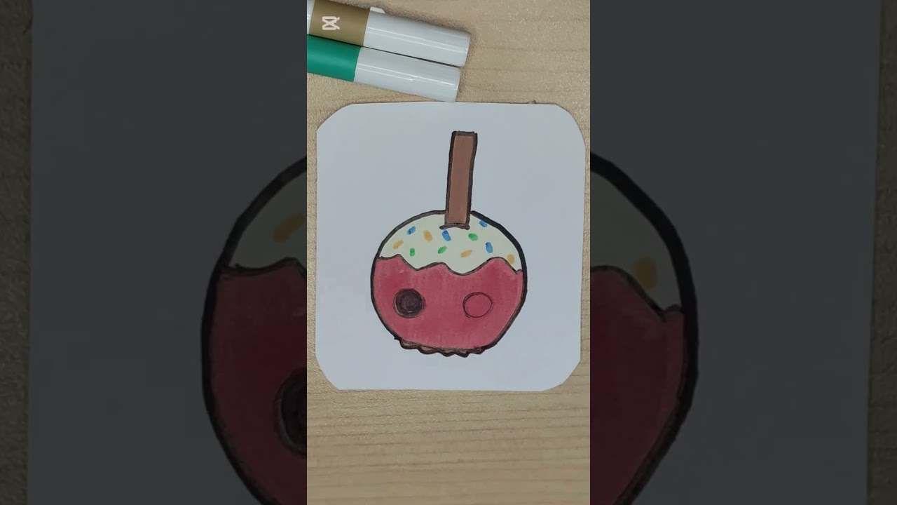 Sweet Christmas Candy Apple! 🍎🌟 Satisfying Holiday Treat!