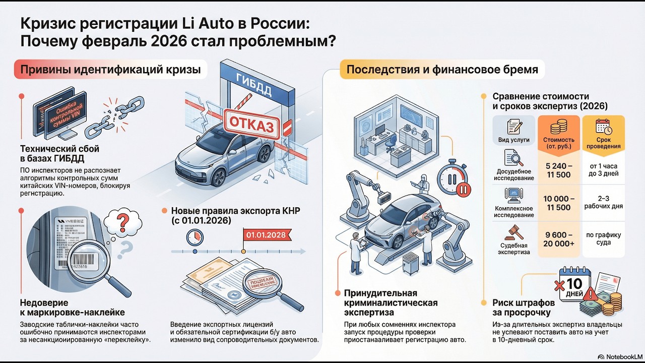 Аналитический отчет о системных проблемах регистрации автомобилей Li Auto