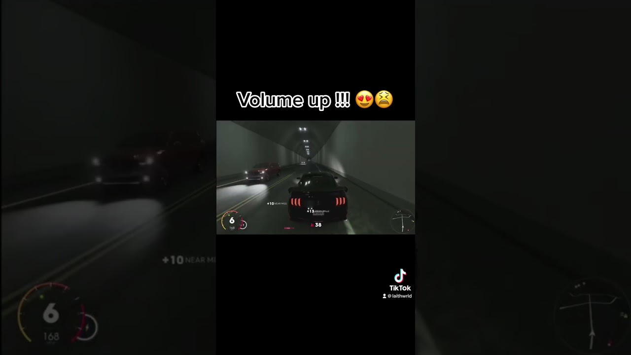 LOUDEST BACKFIRE IN A CAR GAME ‼️#shorts
