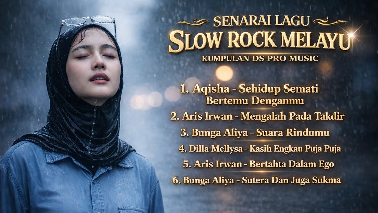 Senarai Lagu Slow Rock Melayu yang Bikin Menangis Bucu Katil😭 | Kumpulan DS PRO MUSIC