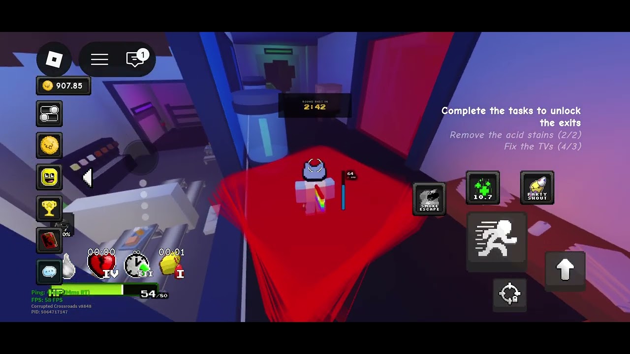 I am the only party shout user, met dev also (corrupted crossroads)