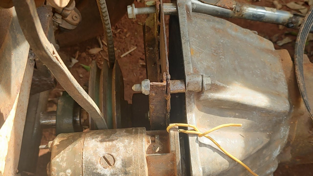 fazendo o eixo pra caixa e adaptando motor de partida.