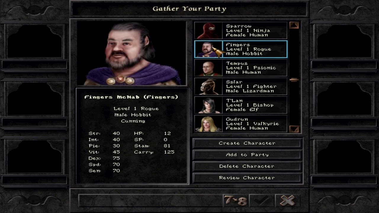 Let's Play Wizardry 8 (CLASSIC Dungeon Crawler CRPG!) - Ep. 1 - Oh Yeah! We Are Going DEEP W/ This 1