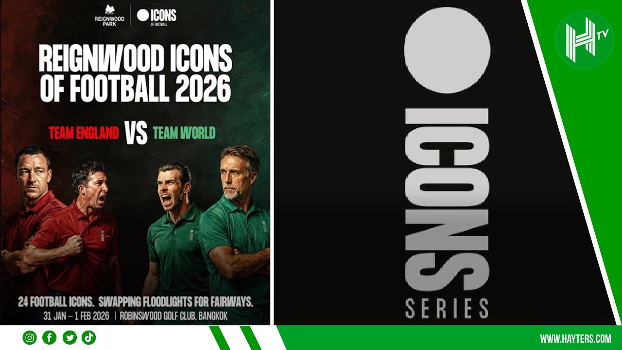 Icons of Football | Team England vs Team World | 31st January - 1st February