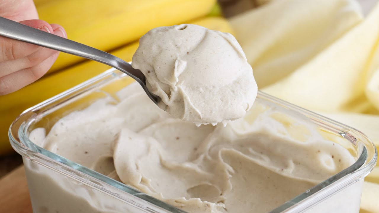 HELADO de BANANA Fácil | Sólo con Banana - CUKit!